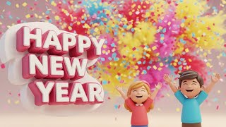 Happy New Year Kids Rhyme | Fun Countdown Song for Toddlers | Qoco berry