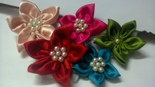Create a Cute Satin Pearl Flower - DIY Crafts - Guidecentral