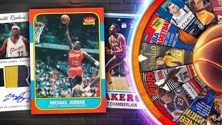 Wheel of NBA Sports Cards