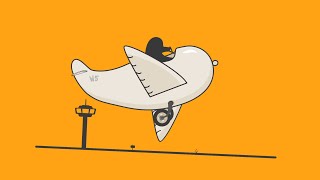 Seamless Looping 2D Wing Plane Animation (Animated using Spine Pro)  - Wigglepixel