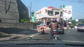 TERMINAL Bus Mendolo to Main Market Wonosobo, Driving Around with LOCAL AREA INDONESIA.