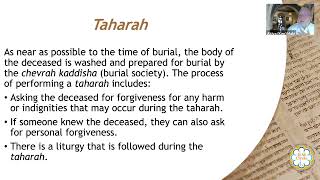End of Life Practices in Judaism