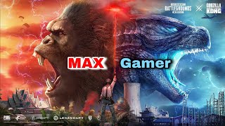 PUBG Mobile New Update 1.4 Fun Gameplay | MAX GAMER on live Godzilla vs Kong
