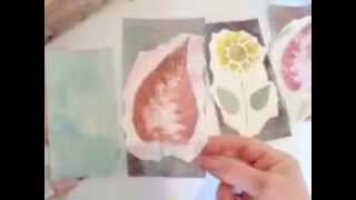 HOW TO MAKE MARBELIZED PAPER...