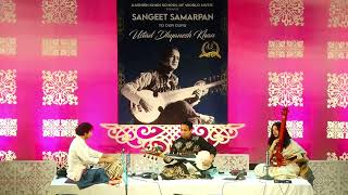 Sangeet Samarpan to our Guru Ustad Dhyanesh Khan I Shiraz Ali Khan Sarode & Ojas Adhiya Tabla