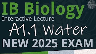 IB Biology A1.1 - Water [SL/HL] - Interactive Lecture 2025-2033