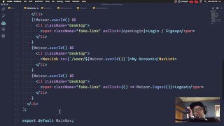 Live Coding With Level Up Tuts - Server Side Rendering with Meteor & React
