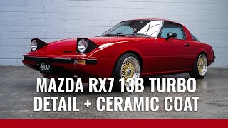 Mirror Finish Detail | Mazda RX7 Series 2 - 13B Turbo paint correction and ceramic coating