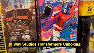 Unboxing Way Studios and Auldey Transformers Blind Boxes