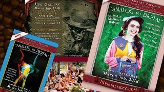 "Analog vs. Digital" The Hive Gallery's 4th Annual  Photo Exhibit Tour March 2018