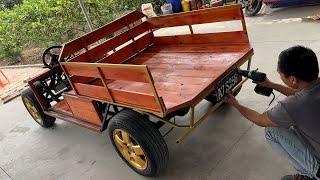 🚗⚡ Homemade Electric Car//  Electric Pickup Truck   Powerful, Durable, Environmentally Friendly//