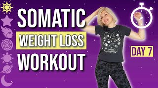 7 MIN Cosmic Standing Somatic Yoga Workout for Weight Loss | Peak Cardio Burn | Day 7