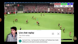 A Fan Commented On Cardman 22 Live Stream About My Predictions Of Melbourne Going Back To Back