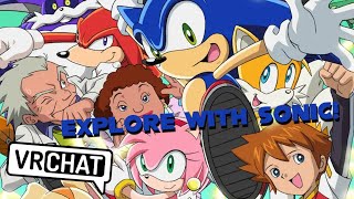 Exploring VRC Worlds with Sonic! (VRC Stream)