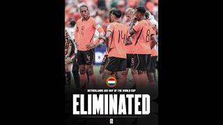 Netherlands have been eliminated as predicted #fifaworldcup2026 
