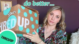 Trying ThredUp's New Curated Dress Rescue Box! Is There ANYTHING Worth Selling or Keeping!?