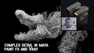 Maya tutorial: Complex Detail In Maya, Paint FX and Vray