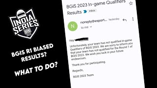 BGIS InGameQualifiers Results Scam?? What to do?? @kraftonindiaesports @BattlegroundsMobile_IN