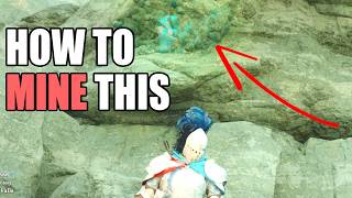 Crimson Desert - How to Mine Ore from a Wall