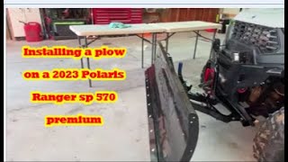 Trail Rider 570  -  2 lets build it  Polaris Ranger sp 570 plow install . #polaris  #ranger