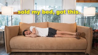 I SOLD my BED for this... (Koala Sofa Bed FIRST NIGHT and IMPRESSIONS)