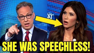 CNN Host Jake Tapper COMPLETELY HUMILIATES Kristi Noem Live On Air After Renee Nicole Good Shooting!