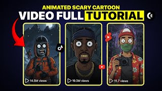 [UPDATED] How To Create ANIMATED VIRAL Scary Cartoon Videos With Clippie AI