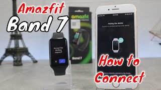 How to connect Amazfit Band 7 to iPhone with Zepp IOS app