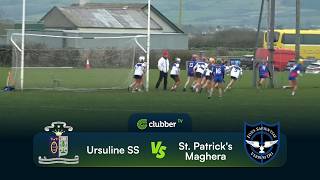 Ursuline SS vs St. Patrick's Maghera | All-Ireland Junior A Camogie Schools S-Final | 14/02/26