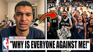 Wemby Reacts After Becoming the NBA's Most Hated Player