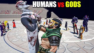 Franklin Team SERBIAN DANCING LADY vs Gods Team HERCULES | GTA 5 Gameplay
