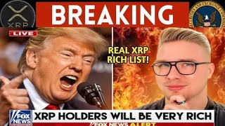 XRP UPDATE; URGENT MESSAGE ABOUT THE PRICE OF XRP! ABOUT TO BE VERY RICH?