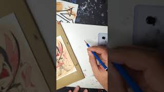 Something a little Sinister, acrylic live painting - part 2