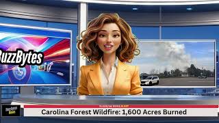 Carolina Forest Wildfire: 1,600 Acres Burned, Evacuations Lifted | Latest Updates