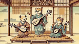 Cultural Heritage in Music 🎻✨ | Shamisen Players' Joy【喵獸戲畫】Relaxing  Music for Working or Study
