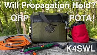 Penntek TR-45L Skinny: QRP POTA from Great Seal State Park!