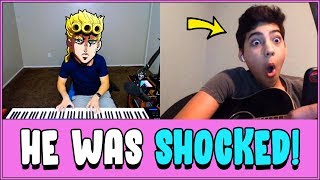 I played GIORNO'S THEME on Omegle...