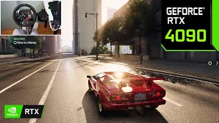 Lamborghini Countach 25TH 88 - Need For Speed Unbound - Steering Wheel Gameplay - RTX 4090