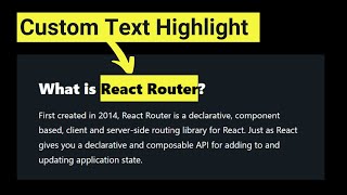 Custom Text Highlight in HTML with ::selection pseudo-element in CSS