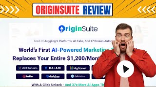 OriginSuite Review & Demo - Funnel Builder, Email Writer, Webinar Tool & More