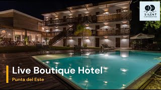 LIVE BOUTIQUE HOTEL Punta del Este 🛏️ | Maldonado, Uruguay | Dormitorio, áreas de relax, piscina.