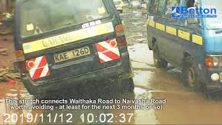 You won't believe what motorists are going through on Waithaka Road - Nairobi