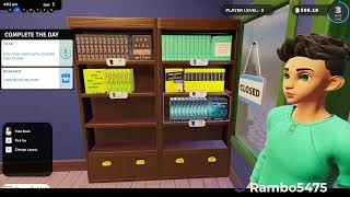 Running A Bookstore Week 1 - Silent Gameplay - Ambient Noise