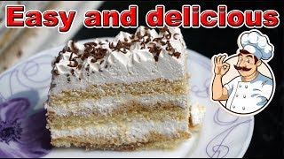 Cake in 15 minutes | Cake with finished crust and plasma | Plasma cake | Coko moko torta recept