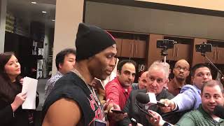Russell Westbrook: "When I hoop, I have no friends. Spalding, that’s my friend"