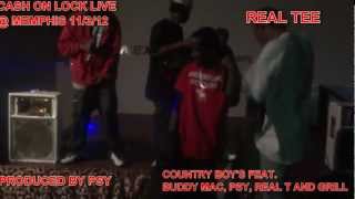 CASH ON LOCK PERFORMING LIVE @MEMPHIS 11/3/12