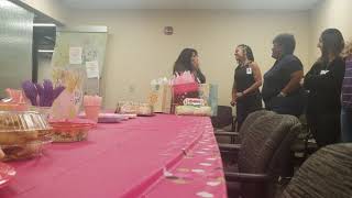 Surprise! Baby shower and potluck