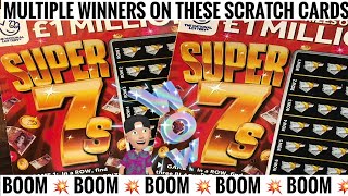 #SCRATCH #CARDS #MULTIPLE #WINNERS #LOTTERY SUPER 7s