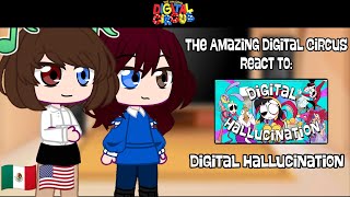🎪 The Amazing Digital Circus (Human version) react to: "Digital Hallucination" - Gachasa Studios