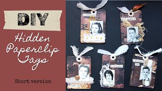 DIY Easy Hidden Paperclip Tags | Stash Buster (short version)